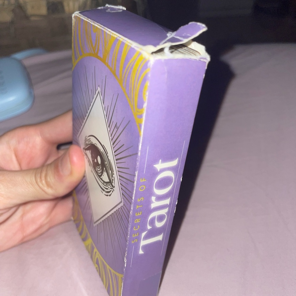 Mystic Eye Tarot Deck Box - Purple and Gold - Picture 3 of 4